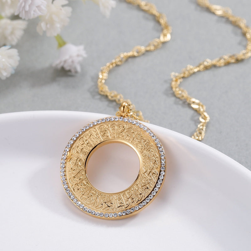 Ayatul Kursi Diamond Necklaces - zenarab